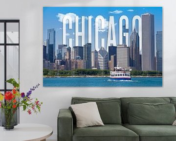 CHICAGO Skyline van Melanie Viola