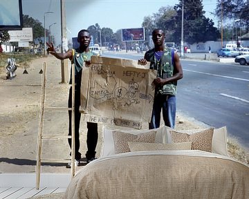 Zambia demonstratie tegen Chiluba van Klaartje Jaspers