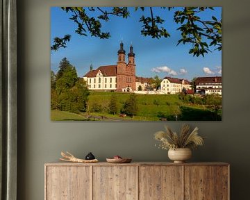 View to the monastery church in St.Peter by Jürgen Wiesler