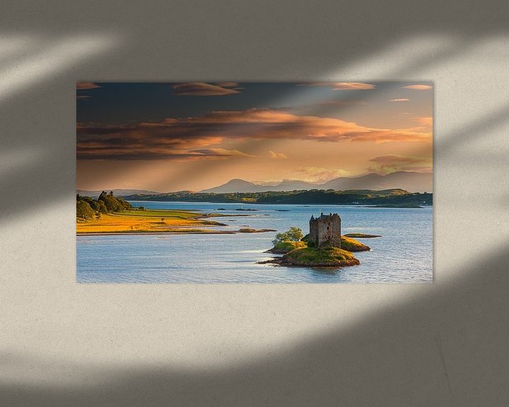 Beispiel: Castle Stalker, Schottland von Henk Meijer Photography