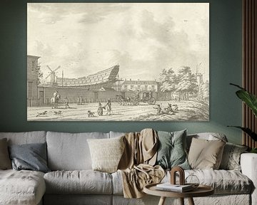 De scheepstimmerwerf te Rotterdam, Jan Bulthuis, 1790