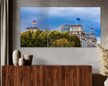Rijksdaggebouw in Berlijn van Werner Dieterich