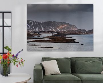 Fredvang Bridges at Lofoten Archipelago by Ken Costers