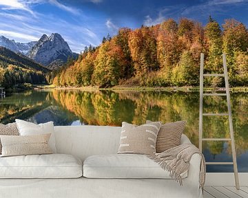 Herbst am Riessersee von Achim Thomae