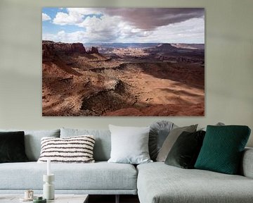 Storm boven Canyonlands, Utah van John Faber