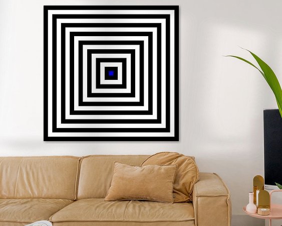 Example of the artwork in a room