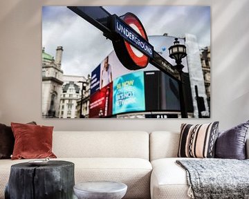 Underground London at Piccadilly Circus by Marcia Kirkels