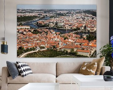 View over Prague from the Petrin Tower by Marcia Kirkels