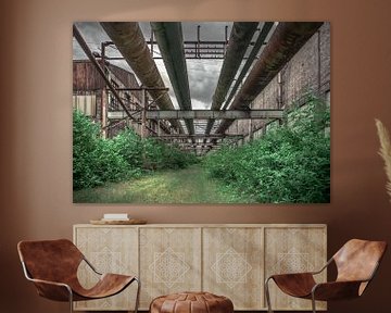 Old factory pipes by Olivier Photography