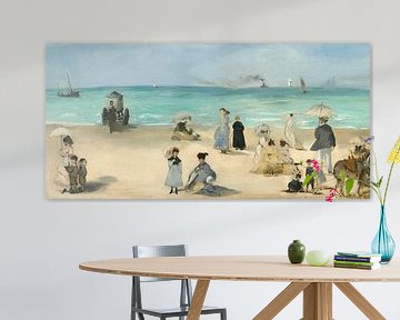 Sur la plage, Boulogne-sur-Mer, Édouard Manet
