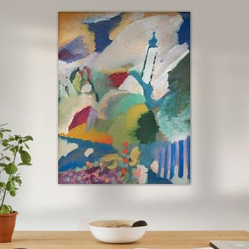 Murnau met kerk, Wassily Kandinsky