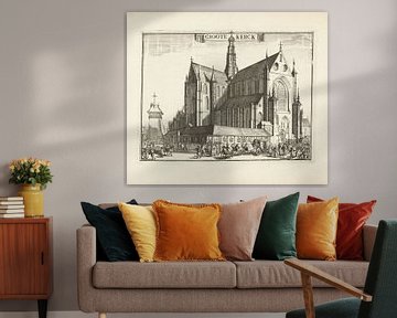 Die Grote oder St. Bavokerk in Haarlem