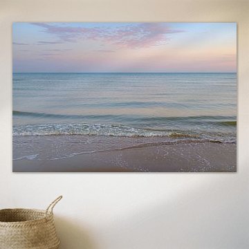 Nordsee-Surfen bei Sonnenaufgang