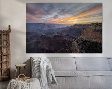 Sonnenaufgang am Grand Canyon von Thomas Bekker