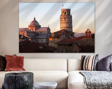 de scheve toren van Pisa van Jürgen Wiesler