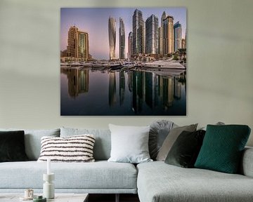 Skyline de la marina de Dubaï sur Achim Thomae