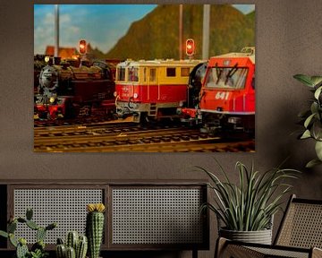 Le monde des trains miniatures sur Marcel Kieffer