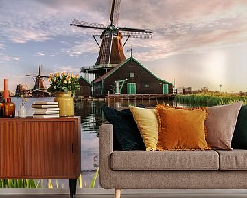 Windmill in Holland by Achim Thomae Photography