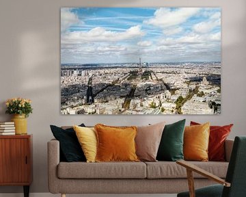 Paris view over the city - panorama photo by Marianne van der Zee