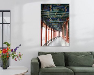 Lange Corridor Kunstwerken Koninklijke Parken Beijing Bocht van Ben Nijhoff