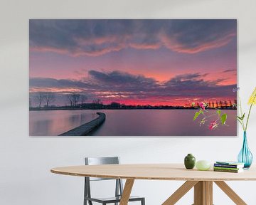 Sunrise Zilvermeer, Groningen, Netherlands by Henk Meijer Photography