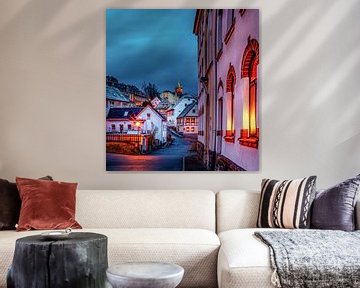 Annaberg Buchholz Blue Hour Christmas van Johnny Flash