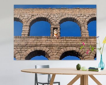 Aquaduct van Segovia, Spanje van Maarten Hoek