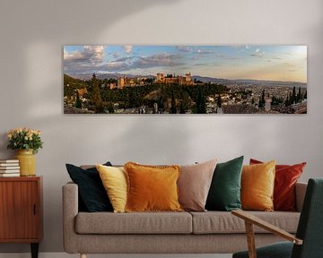Granada Panorama van Dennis Eckert