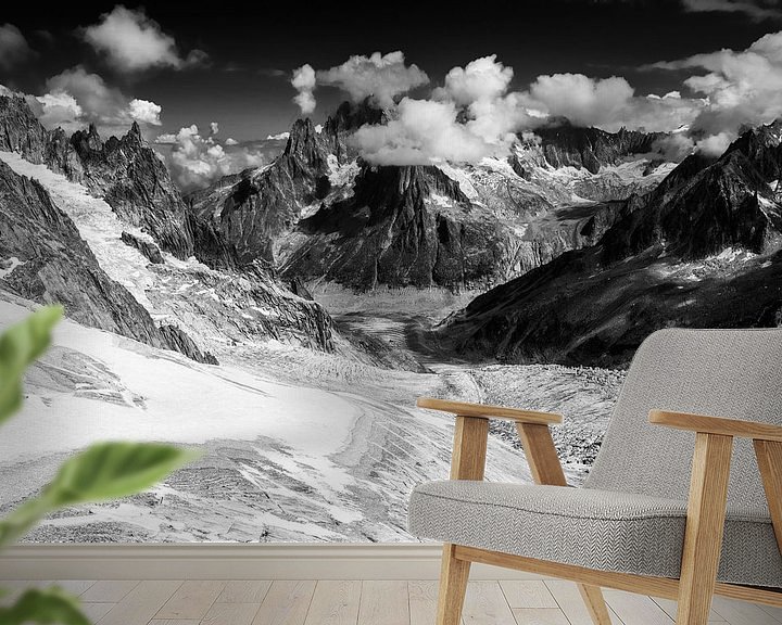 Impression: Glacier du Géant sur Martin de Bock
