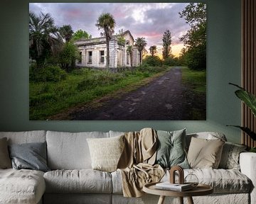 Abandoned Resort during Sunset. by Roman Robroek - Photos of Abandoned Buildings