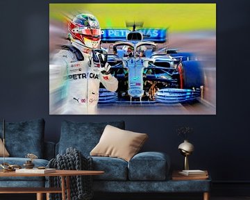 LH44 Wereldkampioen 2019 - Lewis Hamilton van DeVerviers