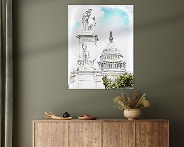 Example of the artwork in a room