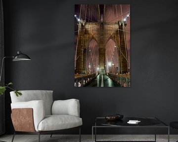 Brooklyn Bridge van Eriks Photoshop by Erik Heuver