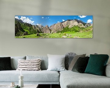 Himalaya panorama van Jeroen Mikkers