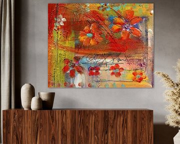 flowers journey 12 by Claudia Gründler