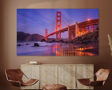 Golden Gate Bridge van Photo Wall Decoration