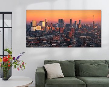 Panorama Rotterdam Skyline from LEE towers by Vincent Fennis