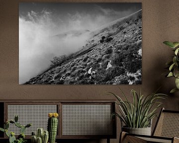 Wolken erklimmen die Berge von Ellis Peeters