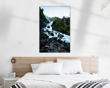 Latefossen waterfall in Norway by Ellis Peeters