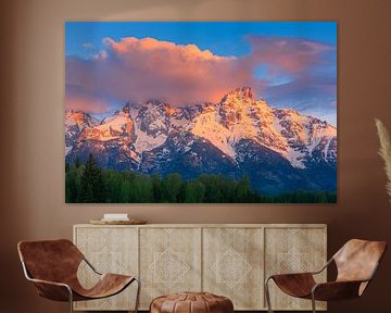 Sunrise Grand Teton NP, Wyoming, États-Unis sur Henk Meijer Photography