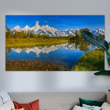 Schwabacher Landung im Grand Teton NP, Wyoming, USA von Henk Meijer Photography