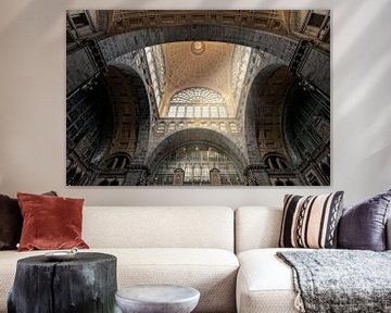 hal van het centraal station van Antwerpen in art-decostijl