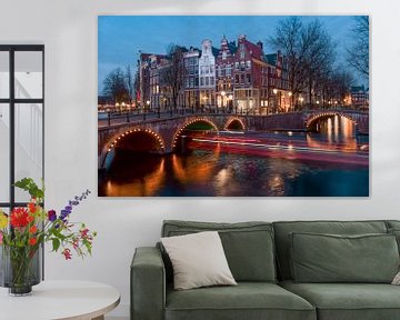 Keizersgracht Amsterdam by night by Captured By Manon