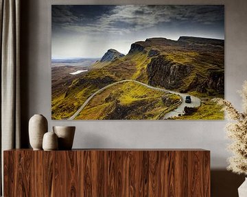 Luftaufnahme des Quiraing auf der Isle of Skye in Schottland von gaps photography