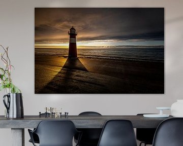 Lighthouse Shadow van Ruud van den Berg