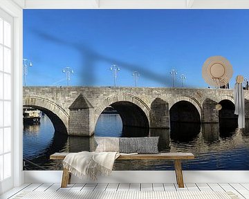 St.Servaas Bridge in Maastricht by John Kerkhofs