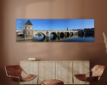 St.Servaas Bridge in Maastricht by John Kerkhofs