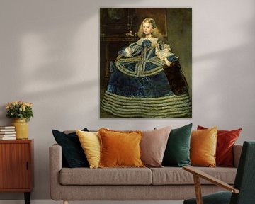 Infanta Margarita Teresa in een blauwe jurk, Diego Velázquez