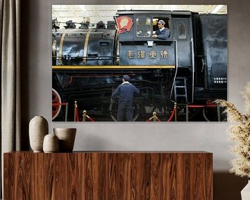 Train de Mao Zedong 03 - Locomotive cabine et chaudière sur Ben Nijhoff