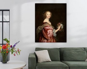 Catherine Howard, Lady d'Aubigny, Antoon van Dyck...